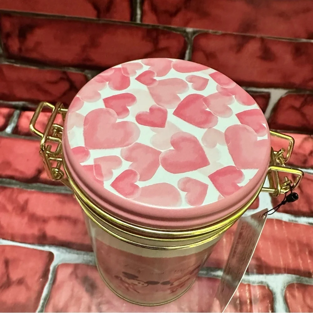 Disney Universal Studios Tokyo Japan Mickey and Minnie Mouse Pink Storage Jar